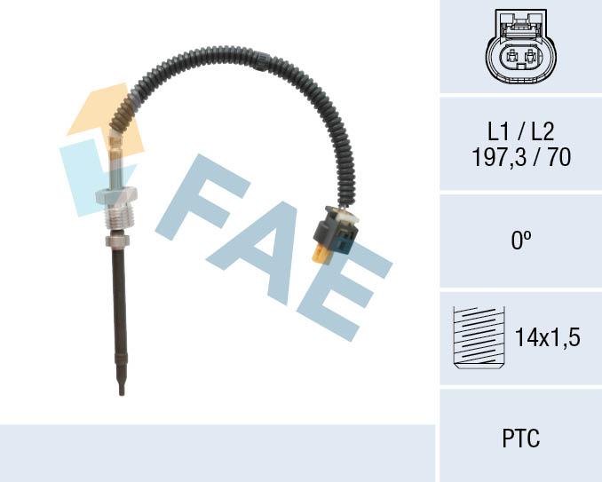 TOPRAN 702 598 Sensor, eksostemperatur