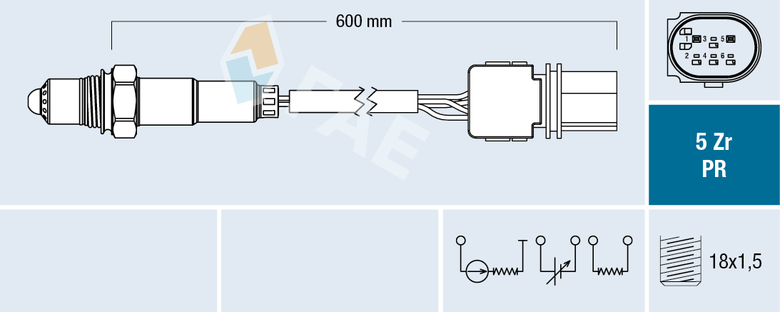 FAE 75063 Sonda lambda