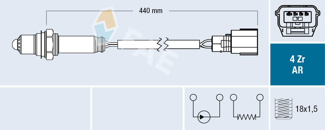 FAE 75671 Oxygen Sensor