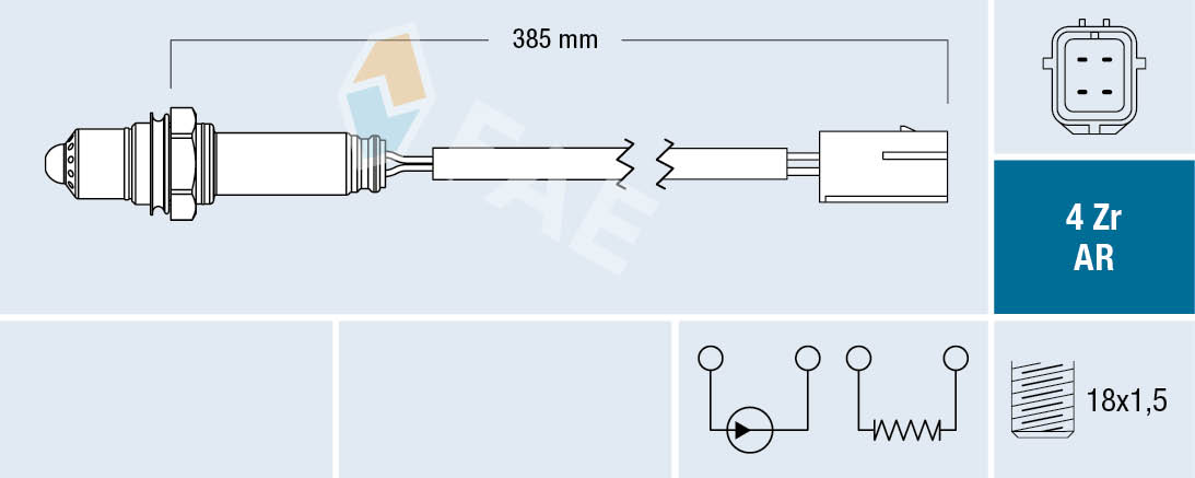 FAE 75691 Oxygen Sensor