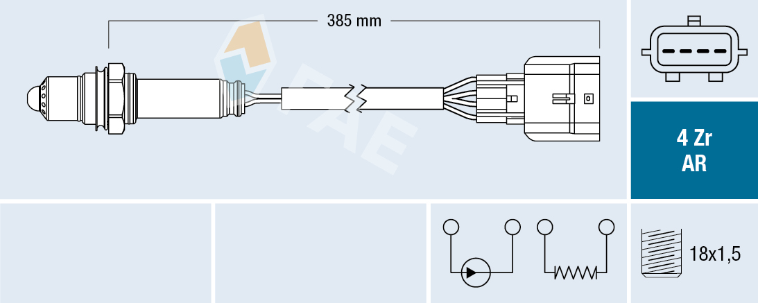 FAE 75709 Oxygen Sensor