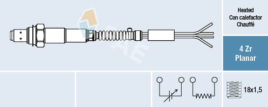FAE 77015 Sonda lambda