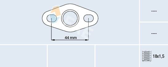 FAE 77021 Adapter, oxygen sensor