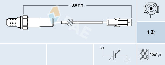 FAE 77101 Sonda lambda