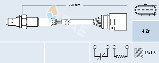 FAE 77139 Sonda lambda