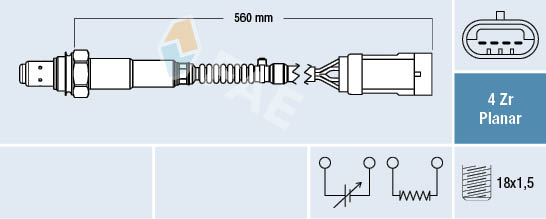 FAE 77153 Sonda lambda