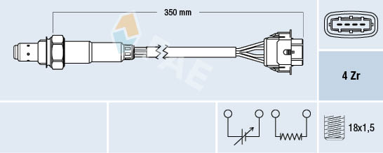 FAE 77155 Sonda lambda