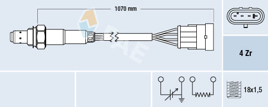 FAE 77161 Sonda lambda