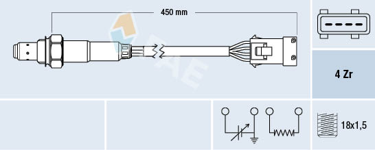 FAE 77162 Lambda sonda