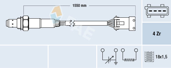 FAE 77167 Lambda sonda