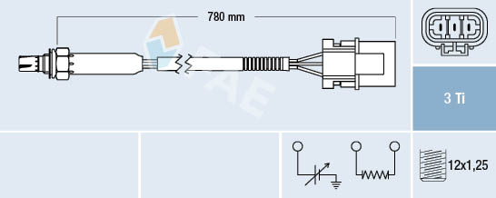 BOSCH 0 258 005 098 Lambdasonde