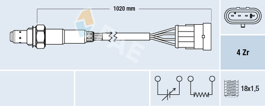 FAE 77192 Sonda lambda