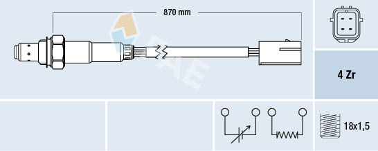FAE 77214 Lambda sonda