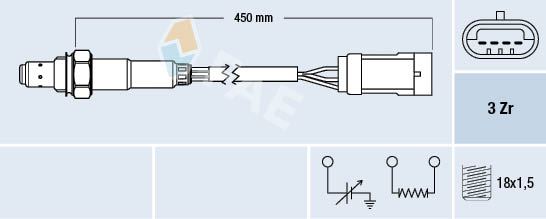 FAE 77222 Lambda sonda