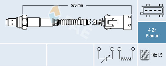 FAE 77240 Sonda lambda