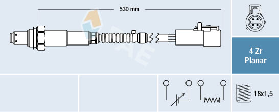 FAE 77256 Sonda lambda
