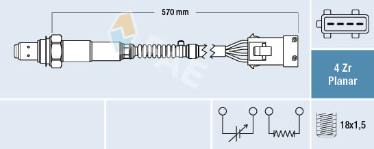 FAE 77283 Sonda lambda