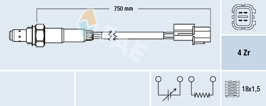 BOSCH 0 258 017 095 Lambdasonde