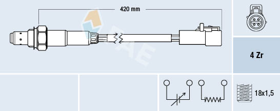 BOSCH 0 281 004 107 Lambdasonde