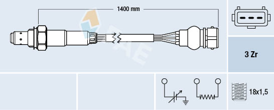 FAE 77317 Sonda lambda