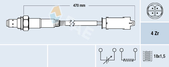 BOSCH 0 258 010 413 Lambdasonde
