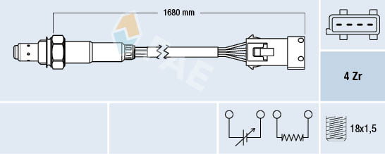 FAE 77374 Oxygen Sensor for VOLVO