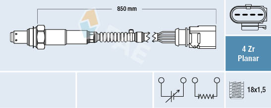 BOSCH 0 258 006 022 Lambdasonde