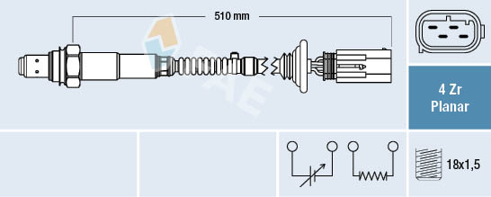 FAE 77428 Lambda sonda