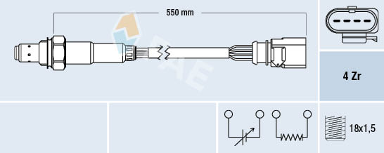 FAE 77439 Sonda lambda