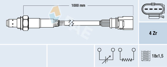 FAE 77459 Lambda sonda
