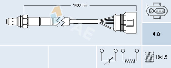 FAE 77461 Lambda sonda