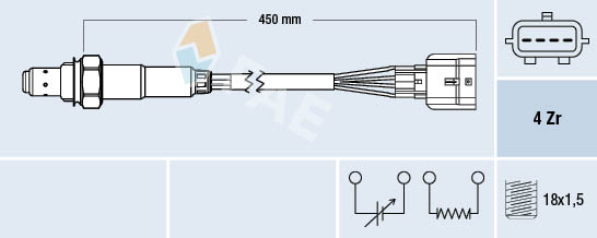 FAE 77469 Sonda lambda