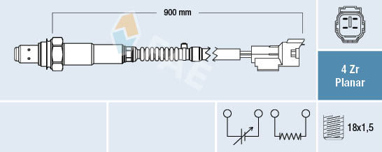 FAE 77551 Oxygen Sensor
