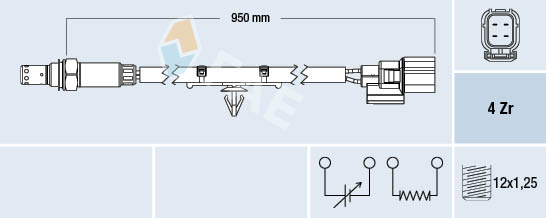 FAE 77558 Oxygen Sensor
