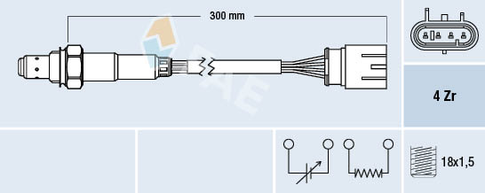 FAE 77586 Sonda lambda