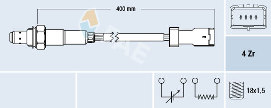 FAE 77590 Sonda lambda