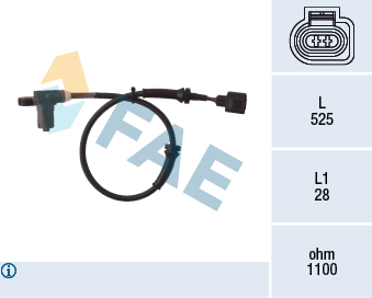 FAE 78003 Sensor, wheel speed