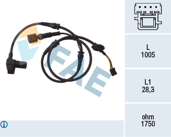A.B.S. 31497 Sensor, ABS