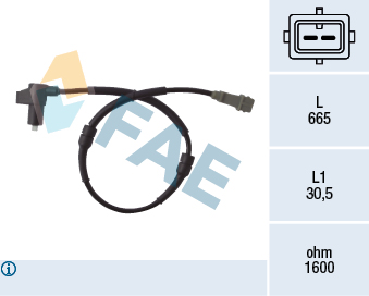 MAXGEAR 20-0114 Sensor, ABS