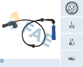 A.B.S. 31121 Sensor, ABS