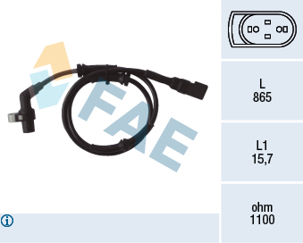 DELPHI SS10305 Sensor, ABS