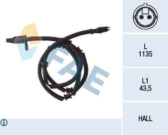 BREMI 51514 Sensor, ABS