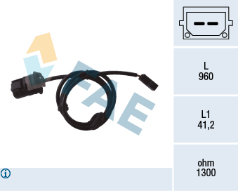 DELPHI SS20033 Sensor, ABS