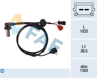 BREMI 51466 Sensor, ABS