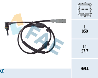 DELPHI SS20264 Sensor, ABS