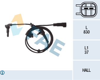 KAMOKA 1060728 Sensor, ABS