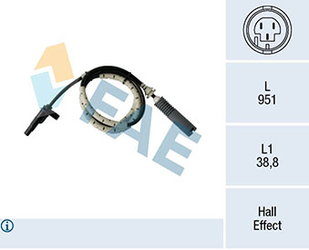 FAE 78185 Sensor, wheel speed