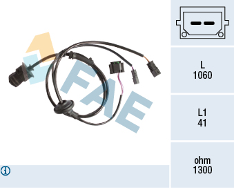FAE 78209 Sensor, wheel speed