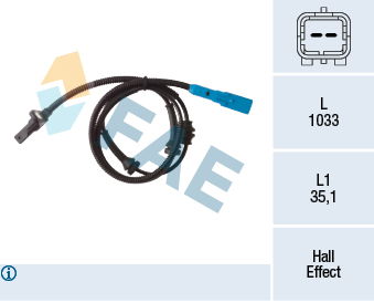 FAE 78313 Sensor, wheel speed