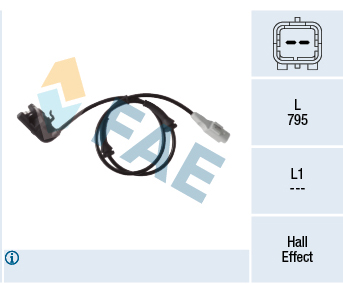 A.B.S. 30606 Sensor, ABS